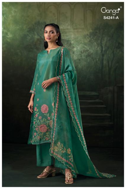 Ganga vionara 4241 wholesale dress materials in tamil nadu